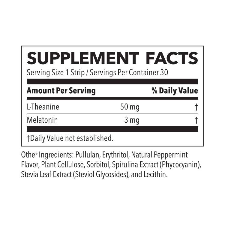 NeuroQ Sleep Now supplement facts