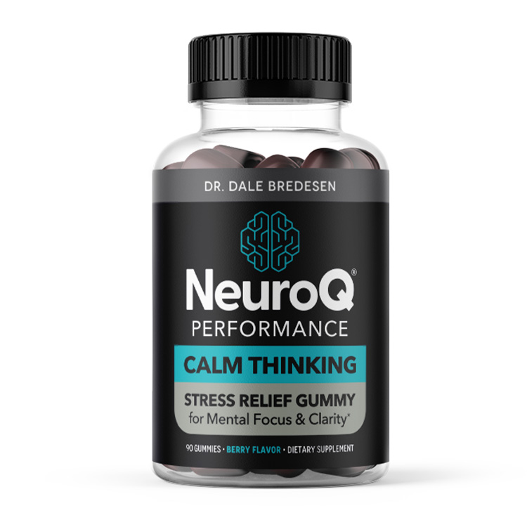 NeuroQ Calm Thinking Gummies frasco